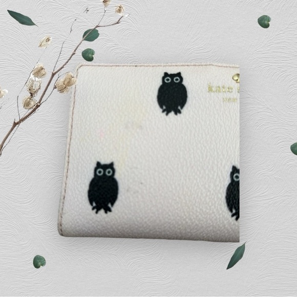 Kate Spade Leather Hawthorne Lane Owls Wallet NWT - Picture 3 of 3